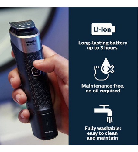 Philips Multigoom Serie 5000 13 En 1 Usb 5920/49 Casi Nueva Negro (Usado)