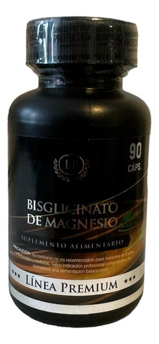 Bisglicinato/glicinato De Magnesio - 90 Capsulas - Premium