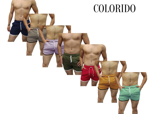 Short Redondo Hombre Slim Algodón Corto