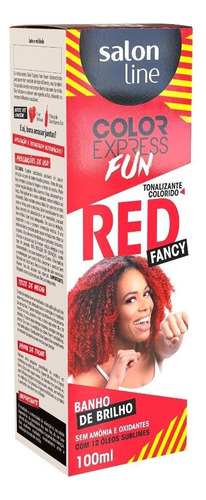 Toner Salon Line Color Express Fancy Red 100g