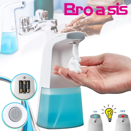 De fácil Acceso Dispensador automático de jabón de Espuma de baño 250 ml Montado en la Pared Sensor Inteligente Ducha champú Dispensador de jabón de Espuma Eliminar el Desperdicio 