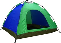 Comprar Carpa 4 Personas Autoarmable Automatica Camping Playa Impact Color Verde Con Azul