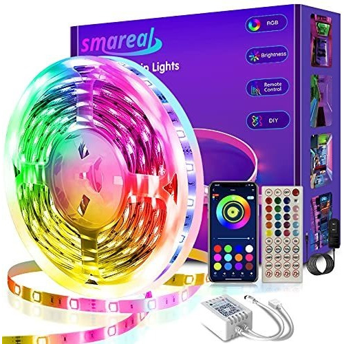 Disco De Corte Luces Led De 65.6 Pies Para Dormitorio, Tiras