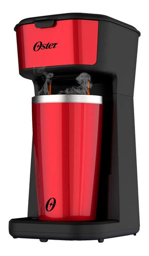 Cafeteira Oster 2 Day OCAF211 automática vermelha de filtro 220V
