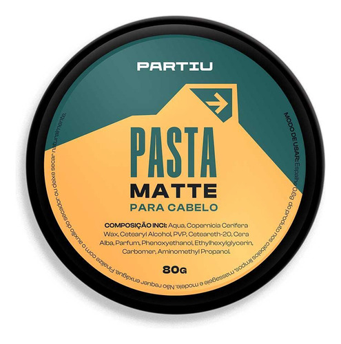 Pasta Matte Para Cabelo Vigor Pomada Efeito Seco 80g Partiu