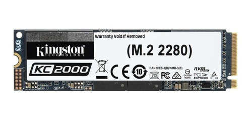 Disco Duro Solido Ssd Kingston Kc2000 250gb M.2 2280 Pci-e