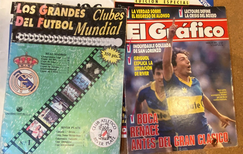 Lote 6 Revistas Variadas De Fútbol El Gráfico, Ez3