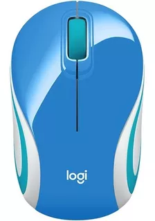 Mouse Inalambrico Logitech Mini M187 Usb Refresh Color Azul