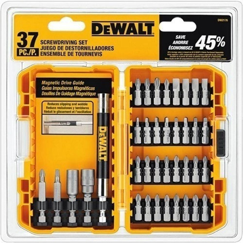 Set De 37 Piezas Para Atornillar Dewalt Dw2176