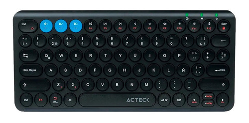 Acteck Teclado Multidispositivo Bluetooth Slim Recargable