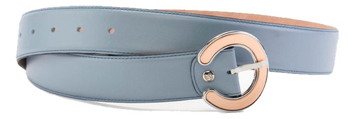 Cinturón Mujer Piel Prada Mx 20192 Color Azul claro Diseño de la tela Lisa Talla 90.0
