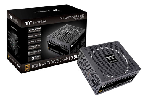 Fuente De Poder Thermaltake Toughpower Gf1 750w 80 Plus Gold
