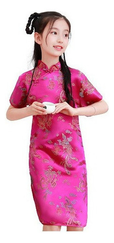 Vestido Cheongsam Estilo Chino Niña