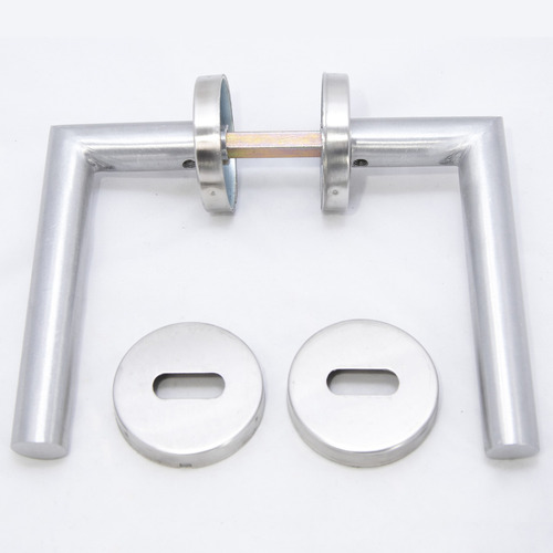 Picaporte Manija Santa Fe Doble Aluminio X 5 Unidades Aluminio