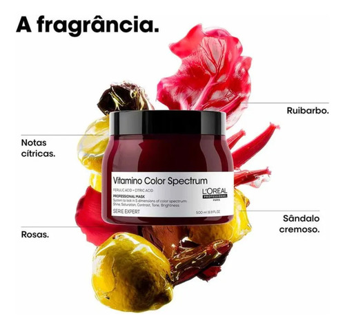 Kit Loréal Vitamino Color Spectrum Shampoo+ Máscara 500g
