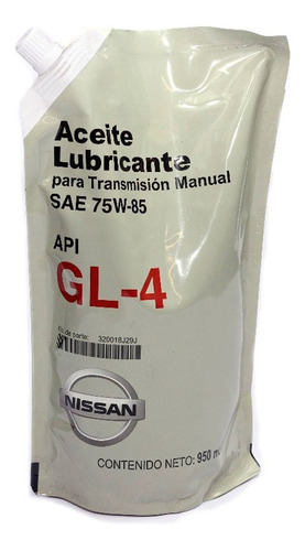 Aceite Api Gl 4 Sae 75w85 950ml Original Nissan