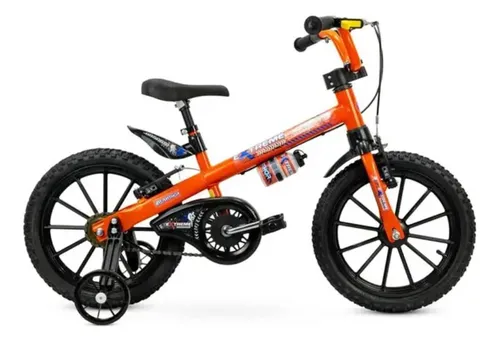 Bicicleta Infantil Nathor Aro16 Menino Extreme De 5 A 8 Anos Cor Laranja