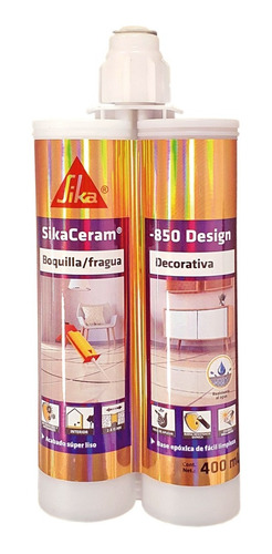 Fragua Epóxica Bicomponente Sikaceram -850 Design X 400 Ml