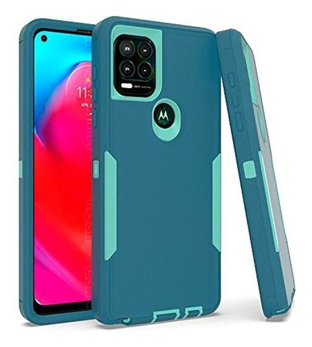 Encases - Carcasa Híbrida De Doble Capa Para Motorola Moto 