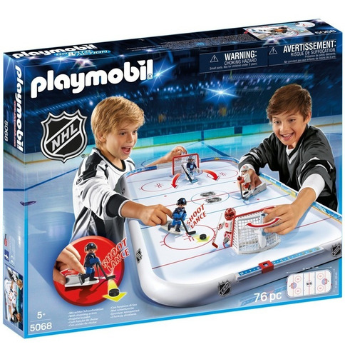 Playmobil 5068 Nhl Hockey Arena Pista De Hockey Sobre Hielo