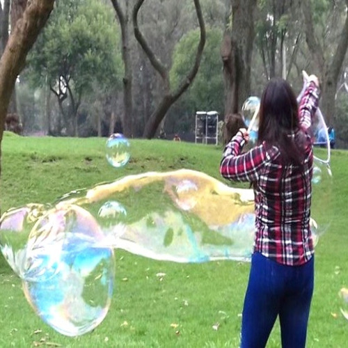 Imagen 6 de 10 de Burbujas Gigantes Con Cuerdas-para Divertirte A Lo Grande