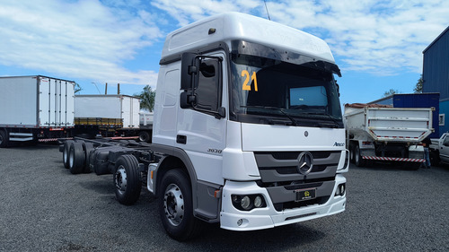 Atego 3030 Bitruck 8x2 2021 Chassi 10 Mts Ref - 4e26