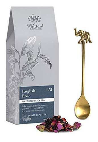 Whittard English Rose Loose Tea With A Beautiful Handmade Te