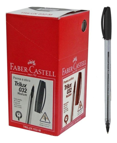 Bolígrafo Trilux X50 Negro Faber Castell 