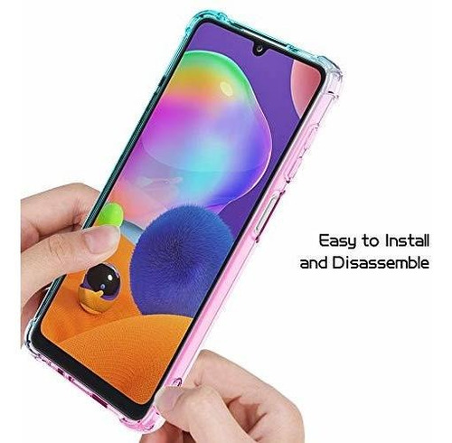 Estuche Para Samsung Galaxy A12 5g Hombr Dama Transparente U