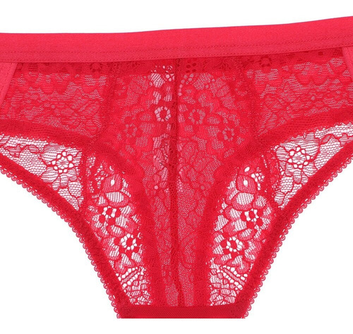 Bragas De Cintura Alta Para Mujer Y Tanga De Encaje,h