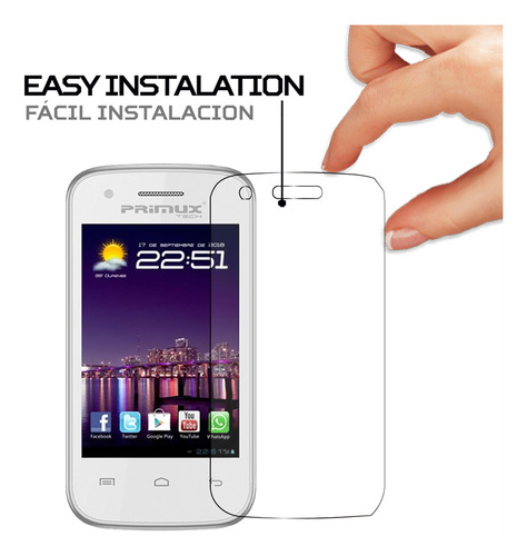 Protector Pantalla Antishock Para Primux Delta