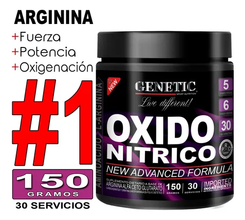 Aumento Masa Muscular Creatina Arginina Aminos Bcaa Genetic