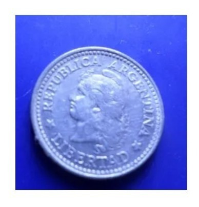 5 Centavos 1973 Argentina La Libertad Conservação Em Mbc (Usado)