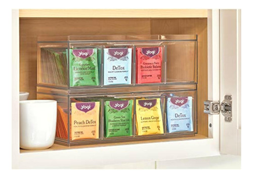 Idesign, Organizador De Té, 12.59 X 6.23 X 4.57 , 1