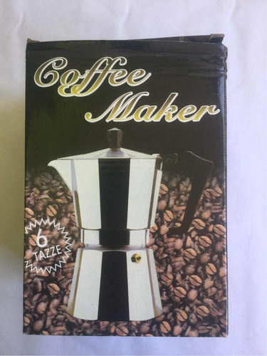 Imagen 3 de 6 de Cafetera Tipo Greca Para 6 Tazas Marca Cofre Maker
