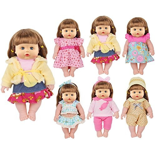 Huang Cheng Toys Set De 6 Para 12 Pulgadas Alive Baby Doll H