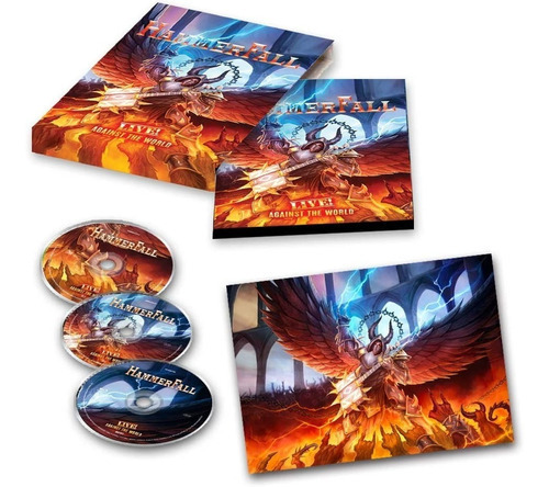 Hammerfall Live Against The World 2 Cds + Blu-ray