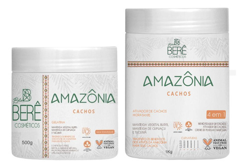 Ativador + Gelatina Cachos Da Amazônia Bela Berê