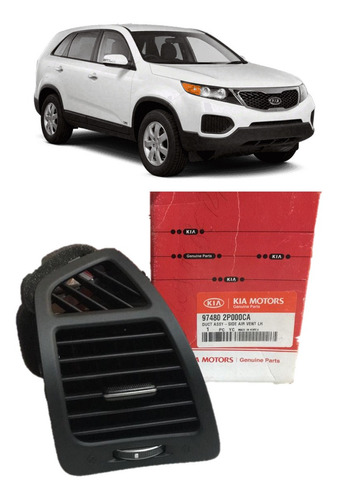 Difusor Ar Kia Sorento 2009 2010 2011 2012 2013 Esquerdo 