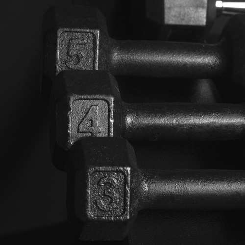 Par Halter Sextavado 02kg Pintado Exercício De Academia