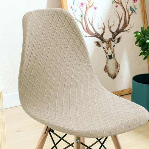 2 Cubierta De La Silla Del Comedor De La Sala De Estar Beige
