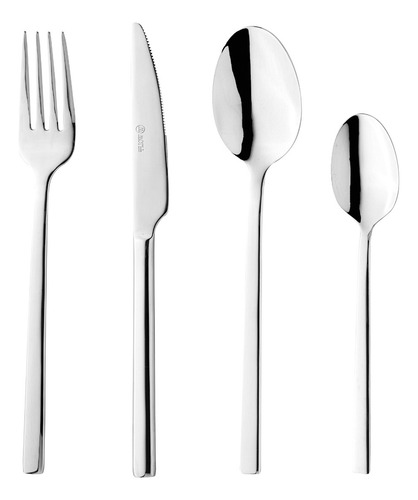 Faqueiro Com 24 Peças Firenze De Aço Inox Wolff Inox
