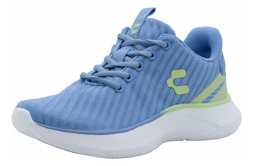 Tenis Charly Para Dama Walking Relax Suela Eva Color Azul