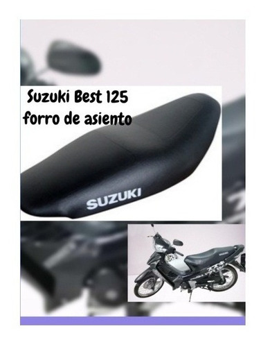 Forro Asiento Suzuki 125 Semi Cuero Sintético