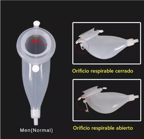 Silicona Bolsa Para Orinar Reutilizable 2000ml Para Hombre