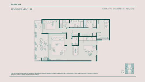 Departamentos 4 Ambientes Devoto