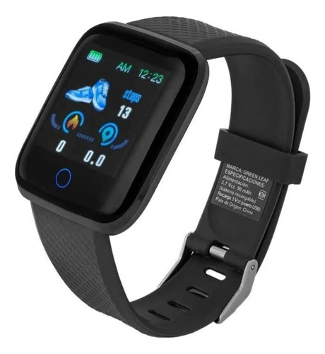 Imagen 2 de 3 de Smart Watch Gsw-1015bk Bluetooth Green Leaf