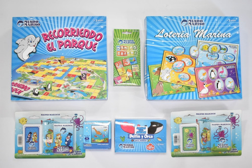 Juegos De Mesa Kits Completo Rompecabezas Y Mas Mundo Marino