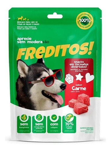 Petisco Para Cães Freditos Carne 50g