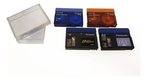 4 Mini Cassettes Dv Sony Y Panasonicnic Usados Para Regrabar